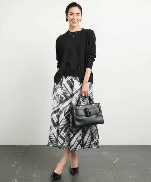 MICHEL KLEIN / ミッシェルクラン ニット・セーター | [アンサンブル対応/接触冷感]クルーネックニットプルオーバー | 詳細9