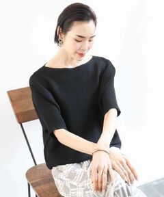 MICHEL KLEIN / ミッシェルクラン ニット・セーター | [新色追加]ホールガーメント(R)ドルマンスリーブニット(半袖）