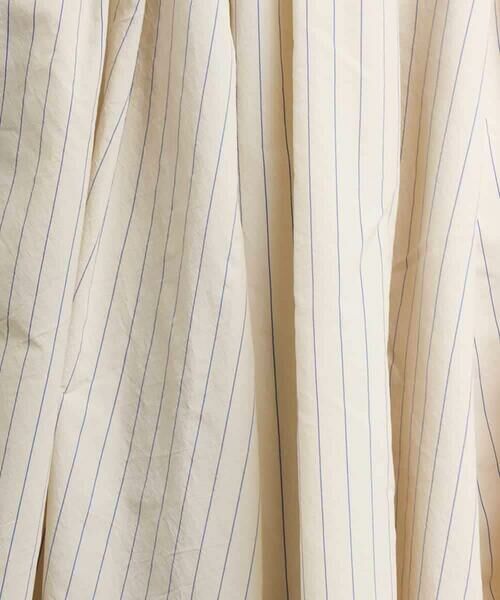 MICHEL KLEIN / ミッシェルクラン ロング・マキシ丈スカート | [ドライタッチ]スピンドルギャザースカート ストライプ柄(セットアップ対応) | 詳細6