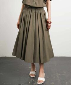 MICHEL KLEIN / ミッシェルクラン ロング・マキシ丈スカート | [ドライタッチ]スピンドルギャザースカート 無地(セットアップ対応)