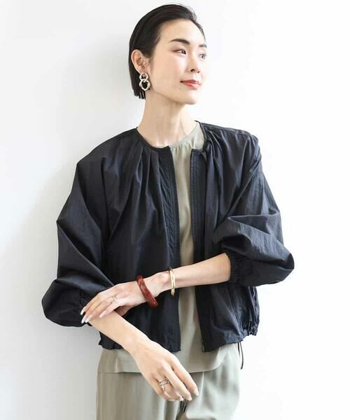 MICHEL KLEIN / ミッシェルクラン その他アウター | シアーノーカラーブルゾン | 詳細10