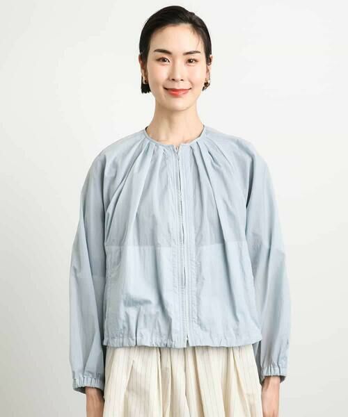 MK ミッシェルクラン　シアーブルゾン　新品未使用タグ付　38 楽天市場】【雑誌掲載/洗える】シアーノーカラーブルゾン／MK