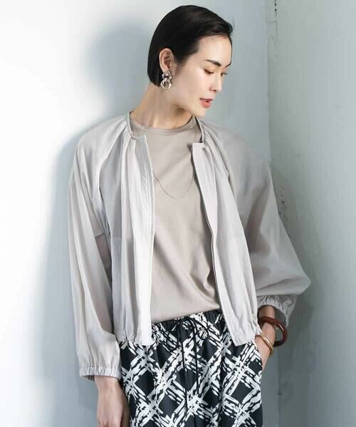 MICHEL KLEIN / ミッシェルクラン その他アウター | シアーノーカラーブルゾン | 詳細3