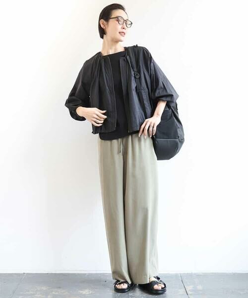 MICHEL KLEIN / ミッシェルクラン その他アウター | シアーノーカラーブルゾン | 詳細7