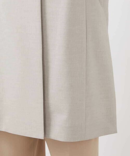 MICHEL KLEIN / ミッシェルクラン ベスト | ベルト付きノーカラージレ | 詳細20