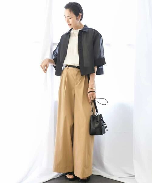 MICHEL KLEIN / ミッシェルクラン カットソー | ロゴメッシュプルオーバー | 詳細10