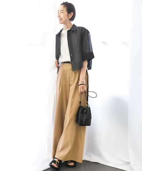 MICHEL KLEIN / ミッシェルクラン カットソー | ロゴメッシュプルオーバー | 詳細11