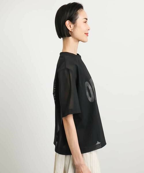 MICHEL KLEIN / ミッシェルクラン カットソー | ロゴメッシュプルオーバー | 詳細13