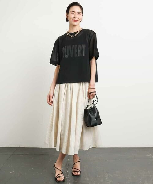 MICHEL KLEIN / ミッシェルクラン カットソー | ロゴメッシュプルオーバー | 詳細3