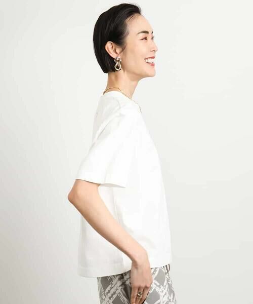 MICHEL KLEIN / ミッシェルクラン カットソー | バックロゴTシャツ | 詳細1