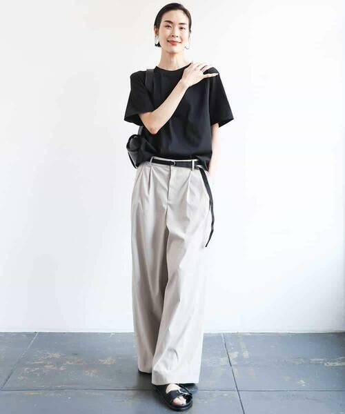 MICHEL KLEIN / ミッシェルクラン カットソー | バックロゴTシャツ | 詳細15