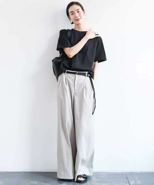 MICHEL KLEIN / ミッシェルクラン カットソー | バックロゴTシャツ | 詳細16