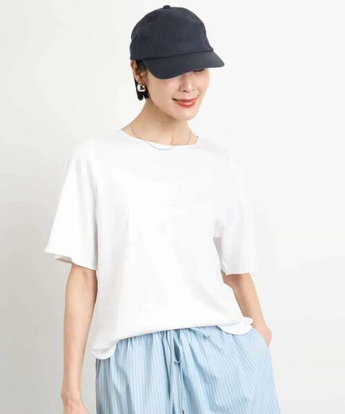 MICHEL KLEIN / ミッシェルクラン カットソー | [接触冷感]フレアスリーブカットソー | 詳細10