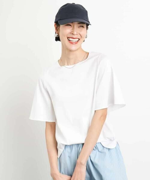 MICHEL KLEIN / ミッシェルクラン カットソー | [接触冷感]フレアスリーブカットソー | 詳細11