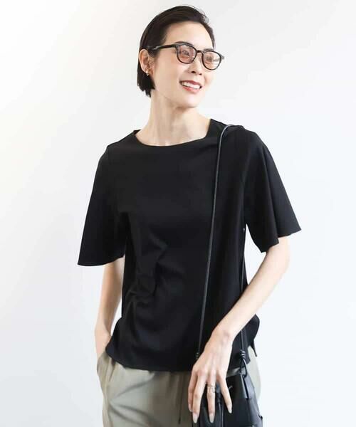 MICHEL KLEIN / ミッシェルクラン カットソー | [接触冷感]フレアスリーブカットソー | 詳細17