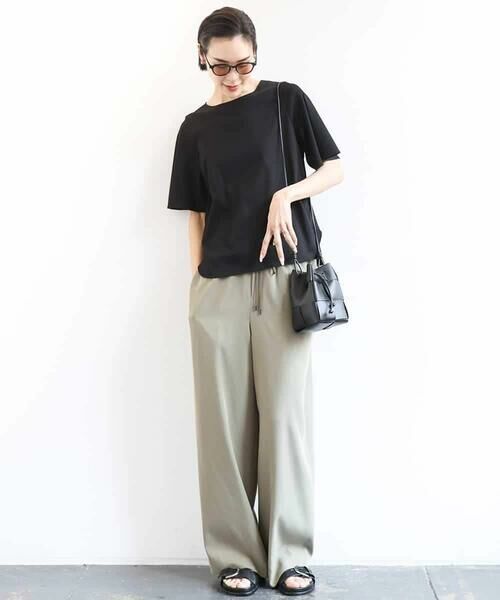 MICHEL KLEIN / ミッシェルクラン カットソー | [接触冷感]フレアスリーブカットソー | 詳細18