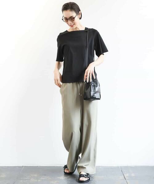 MICHEL KLEIN / ミッシェルクラン カットソー | [接触冷感]フレアスリーブカットソー | 詳細20