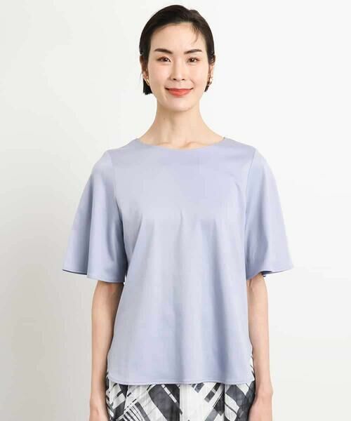 MICHEL KLEIN / ミッシェルクラン カットソー | [接触冷感]フレアスリーブカットソー | 詳細21