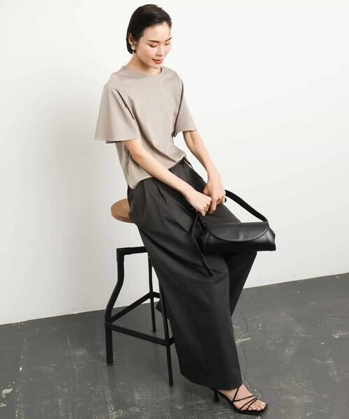 MICHEL KLEIN / ミッシェルクラン カットソー | [接触冷感]フレアスリーブカットソー | 詳細9