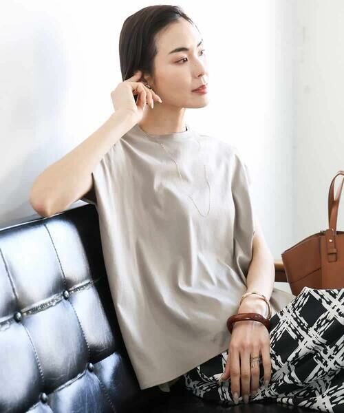 MICHEL KLEIN / ミッシェルクラン カットソー | [接触冷感]フレンチスリーブカットソー | 詳細10