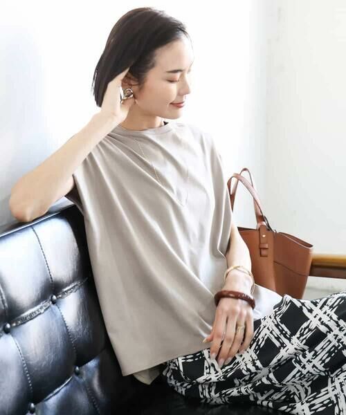 MICHEL KLEIN / ミッシェルクラン カットソー | [接触冷感]フレンチスリーブカットソー | 詳細11