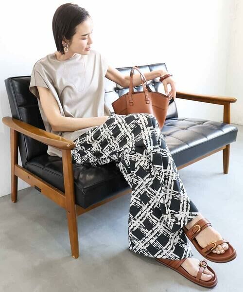 MICHEL KLEIN / ミッシェルクラン カットソー | [接触冷感]フレンチスリーブカットソー | 詳細12