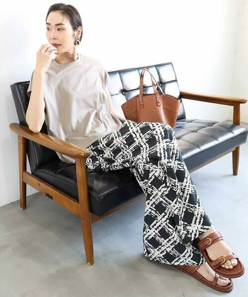 MICHEL KLEIN / ミッシェルクラン カットソー | [接触冷感]フレンチスリーブカットソー | 詳細13