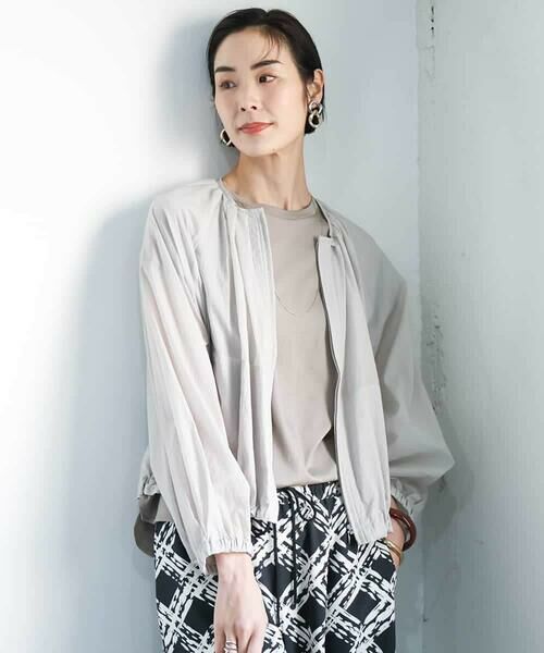 MICHEL KLEIN / ミッシェルクラン カットソー | [接触冷感]フレンチスリーブカットソー | 詳細14