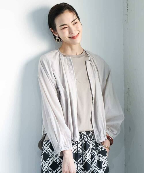 MICHEL KLEIN / ミッシェルクラン カットソー | [接触冷感]フレンチスリーブカットソー | 詳細15