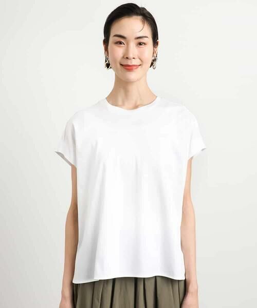 MICHEL KLEIN / ミッシェルクラン カットソー | [接触冷感]フレンチスリーブカットソー | 詳細21