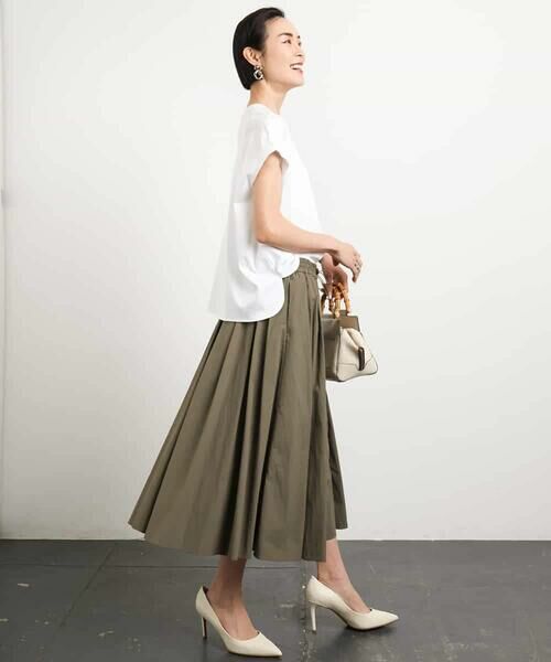 MICHEL KLEIN / ミッシェルクラン カットソー | [接触冷感]フレンチスリーブカットソー | 詳細4