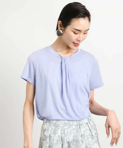 MICHEL KLEIN / ミッシェルクラン カットソー | [通勤]ボウタイブラウソー | 詳細1