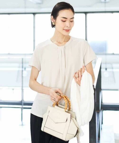 MICHEL KLEIN / ミッシェルクラン カットソー | [通勤]ボウタイブラウソー | 詳細11