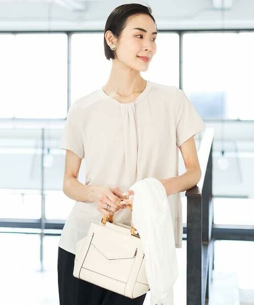 MICHEL KLEIN / ミッシェルクラン カットソー | [通勤]ボウタイブラウソー | 詳細12