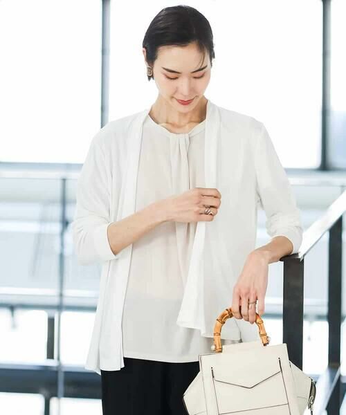 MICHEL KLEIN / ミッシェルクラン カットソー | [通勤]ボウタイブラウソー | 詳細16