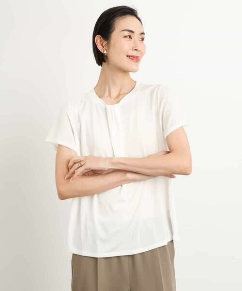 MICHEL KLEIN / ミッシェルクラン カットソー | [通勤]ボウタイブラウソー | 詳細22