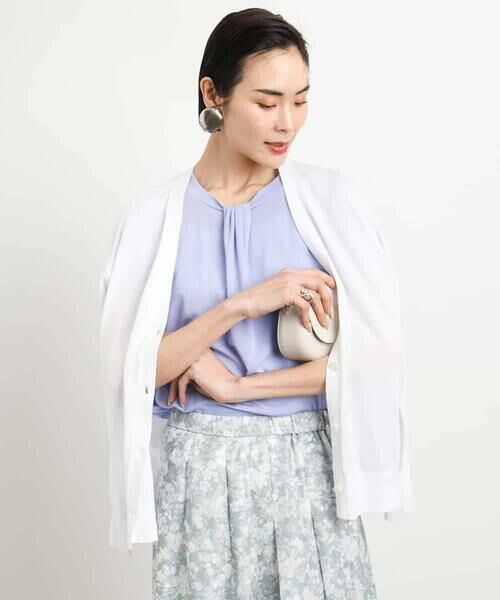 MICHEL KLEIN / ミッシェルクラン カットソー | [通勤]ボウタイブラウソー | 詳細7