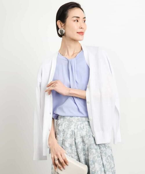 MICHEL KLEIN / ミッシェルクラン カットソー | [通勤]ボウタイブラウソー | 詳細8