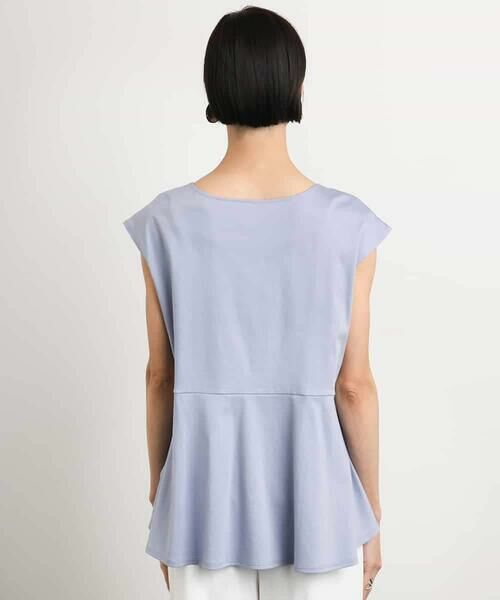 MICHEL KLEIN / ミッシェルクラン カットソー | [WEB限定/接触冷感]フレンチスリーブペプラムカットソー | 詳細21