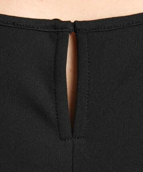 MICHEL KLEIN / ミッシェルクラン カットソー | [通勤]シアー切替ブラウソー | 詳細16