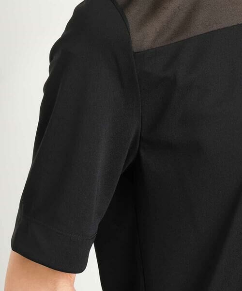 MICHEL KLEIN / ミッシェルクラン カットソー | [通勤]シアー切替ブラウソー | 詳細18
