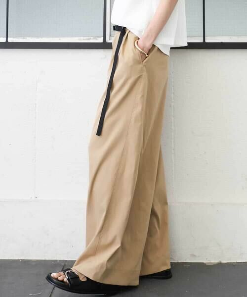 MICHEL KLEIN / ミッシェルクラン その他パンツ | タックワイドチノパンツ | 詳細1
