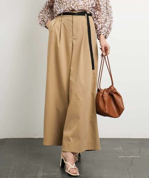 MICHEL KLEIN / ミッシェルクラン その他パンツ | タックワイドチノパンツ | 詳細11