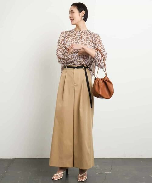 MICHEL KLEIN / ミッシェルクラン その他パンツ | タックワイドチノパンツ | 詳細13