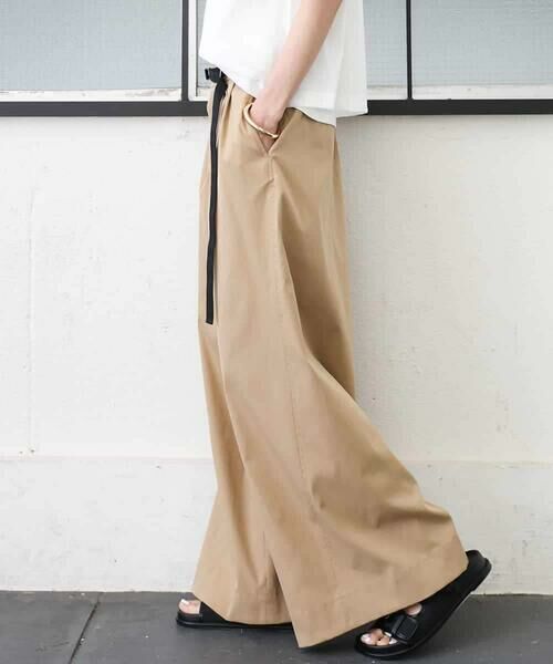 MICHEL KLEIN / ミッシェルクラン その他パンツ | タックワイドチノパンツ | 詳細2