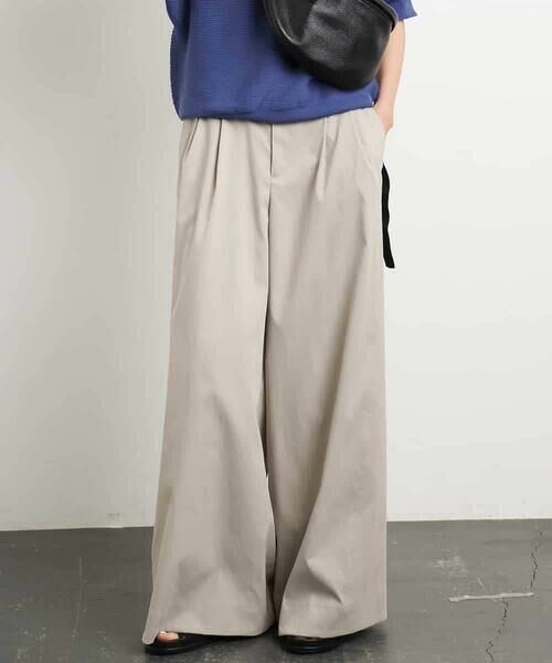 MICHEL KLEIN / ミッシェルクラン その他パンツ | タックワイドチノパンツ | 詳細24