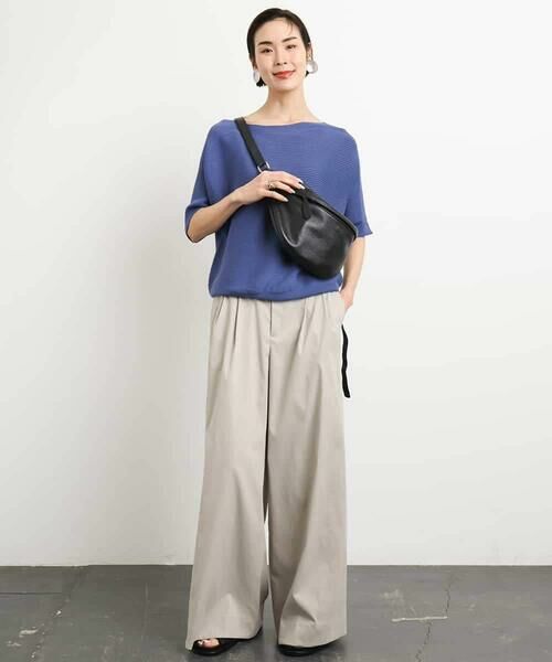 MICHEL KLEIN / ミッシェルクラン その他パンツ | タックワイドチノパンツ | 詳細26