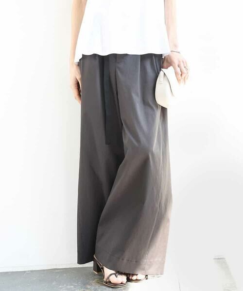 MICHEL KLEIN / ミッシェルクラン その他パンツ | タックワイドチノパンツ | 詳細28