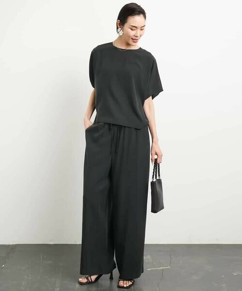 MICHEL KLEIN / ミッシェルクラン その他パンツ | [セットアップ対応]コージーワイドパンツ | 詳細6