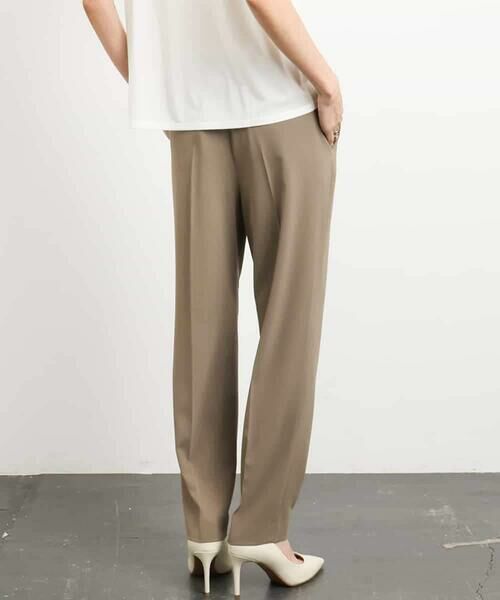 MICHEL KLEIN / ミッシェルクラン チノ・ワークパンツ | [接触冷感/UVカット]テーパードコージーパンツ(セットアップ対応) | 詳細10